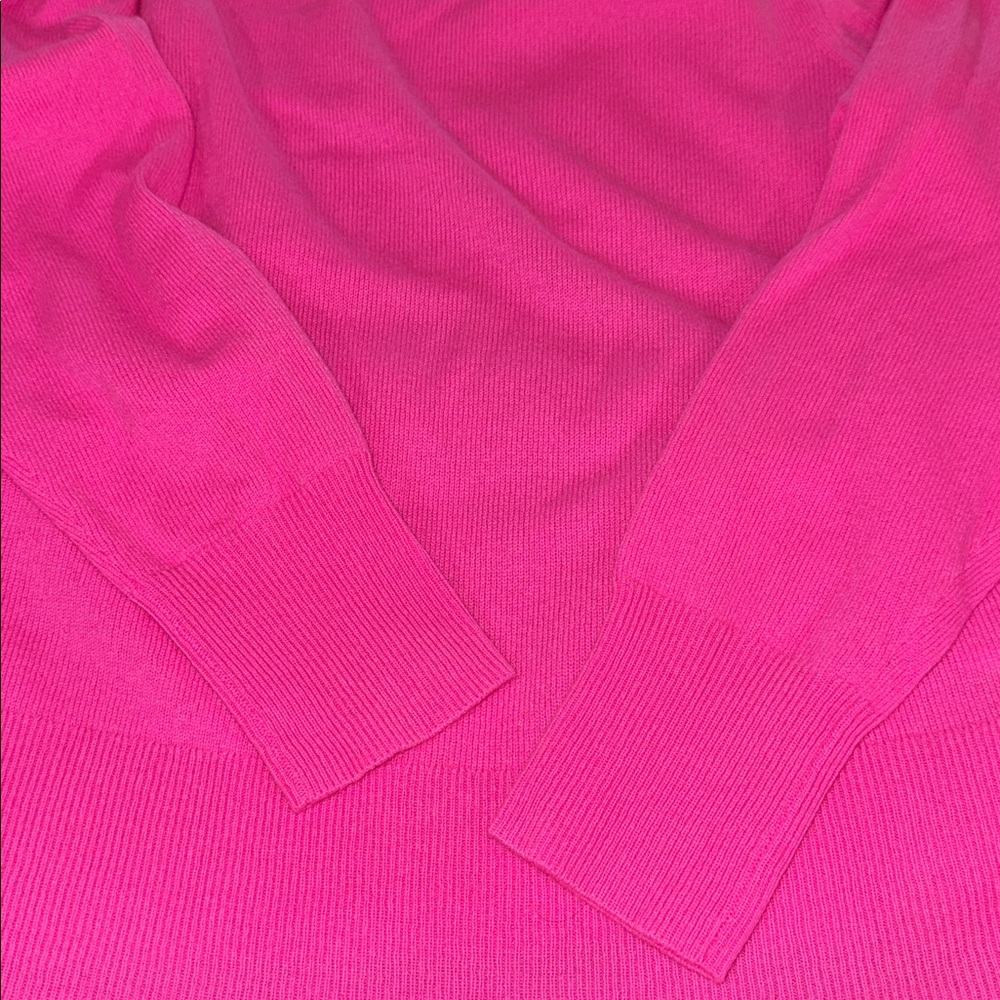 J. Crew Hot Pink Crewneck Sweater - Picture 5 of 5